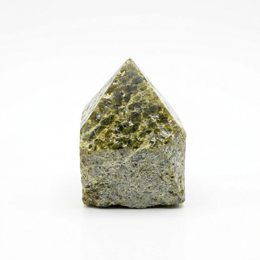 Gemstone Top Polished Points - Epidote A grade (approx 5-6 pieces) | Auro & Co