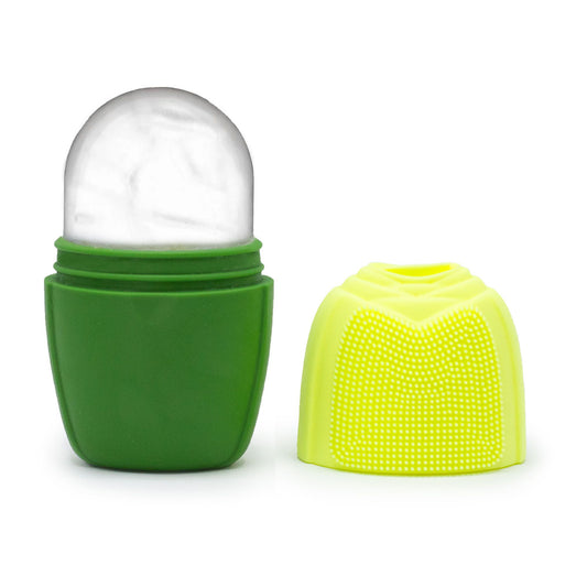 Silicone Ice Face Roller, Green