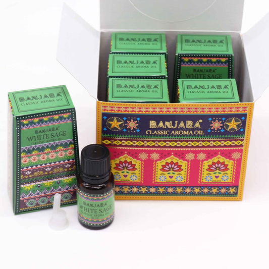 White Sage Banjara Indian Fragrance Oil, 10ml
