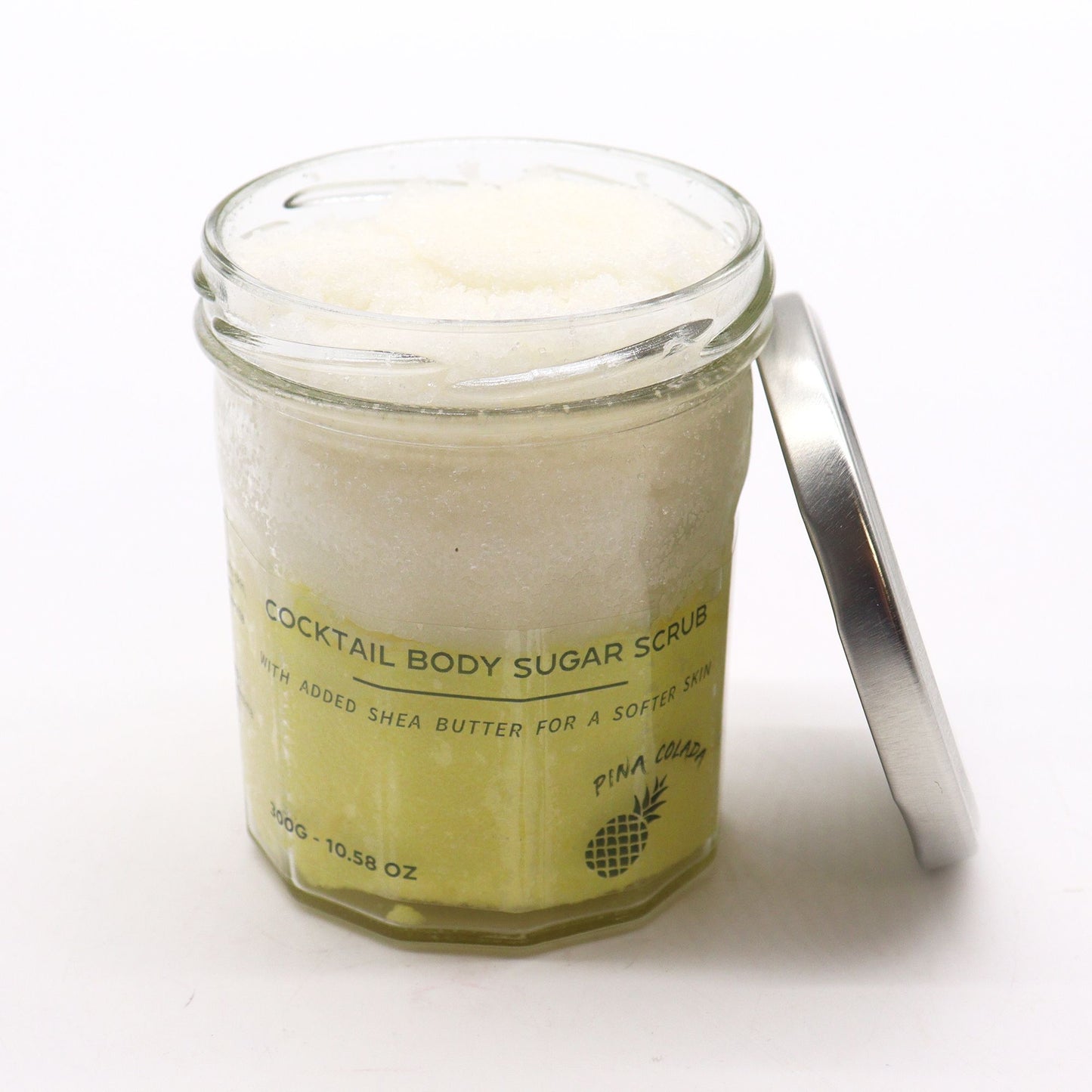 Fragranced Sugar Body Scrub - Pinacolada 300g – packaging