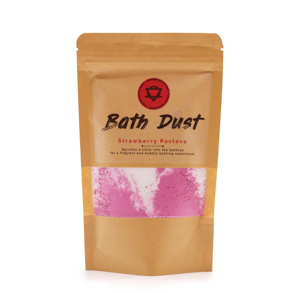 Strawberry Pavlova Bath Dust 190g | Auro & Co