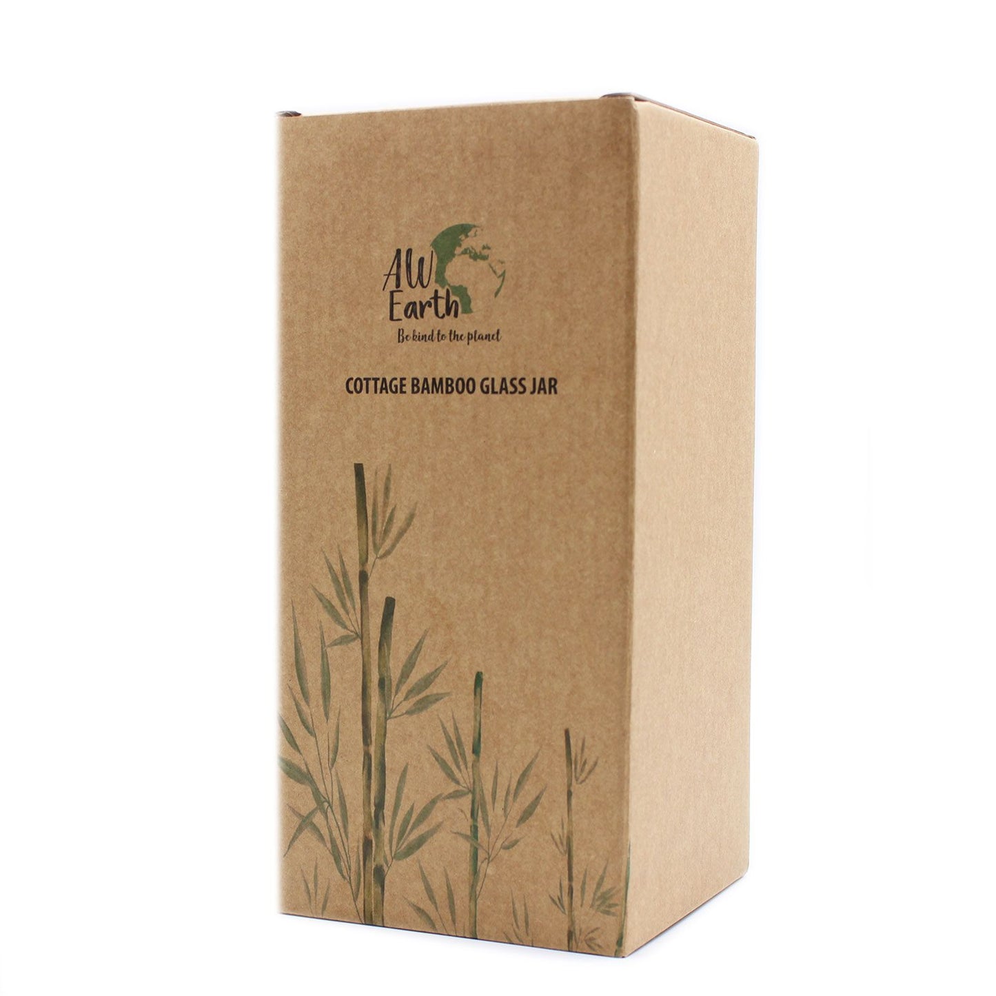 Minimalist Bamboo Seal Storage Jar – 20cm