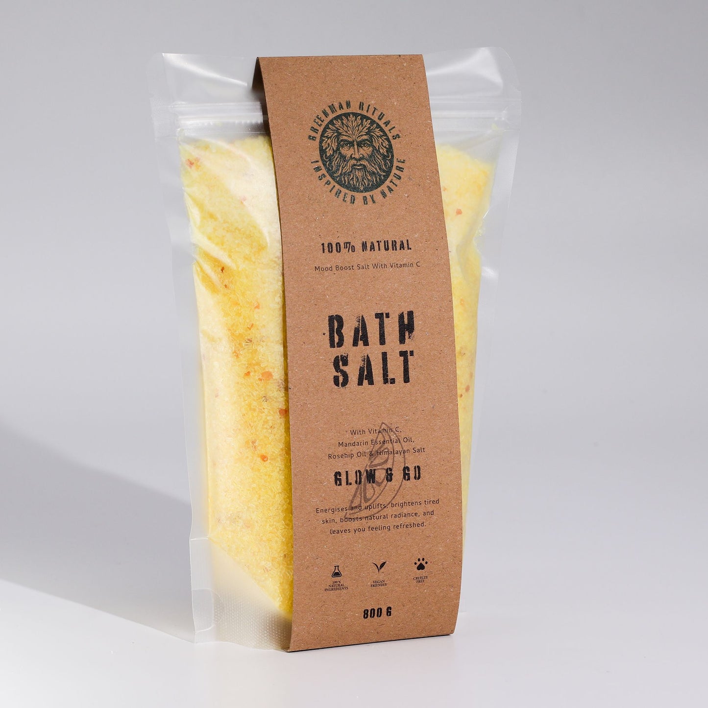 Greenman Rituals Vitamin C & Mandarin Epsom Bath Salt – Glow & Go – product image 5