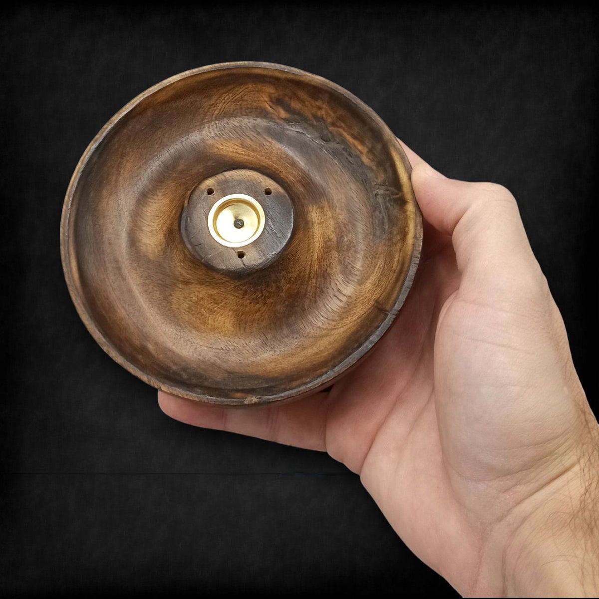 Classic Mango Wood Incense Disc