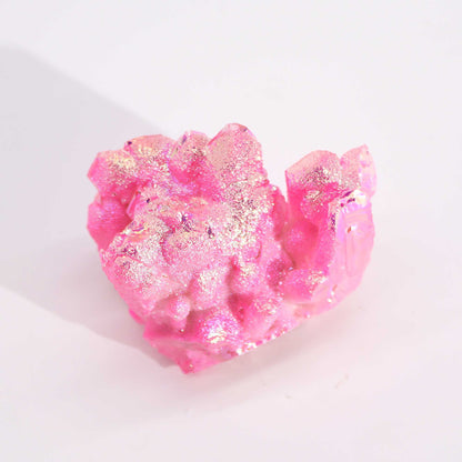 Med Enhanced Quartz - Aura Rose Halo Quartz – detail view