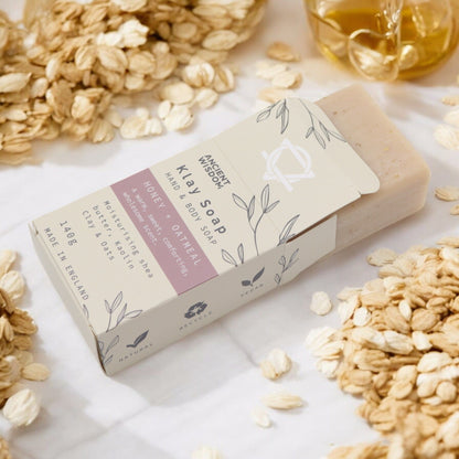 Honey Oatmeal Klay Soap, Kaolin Clay Bar