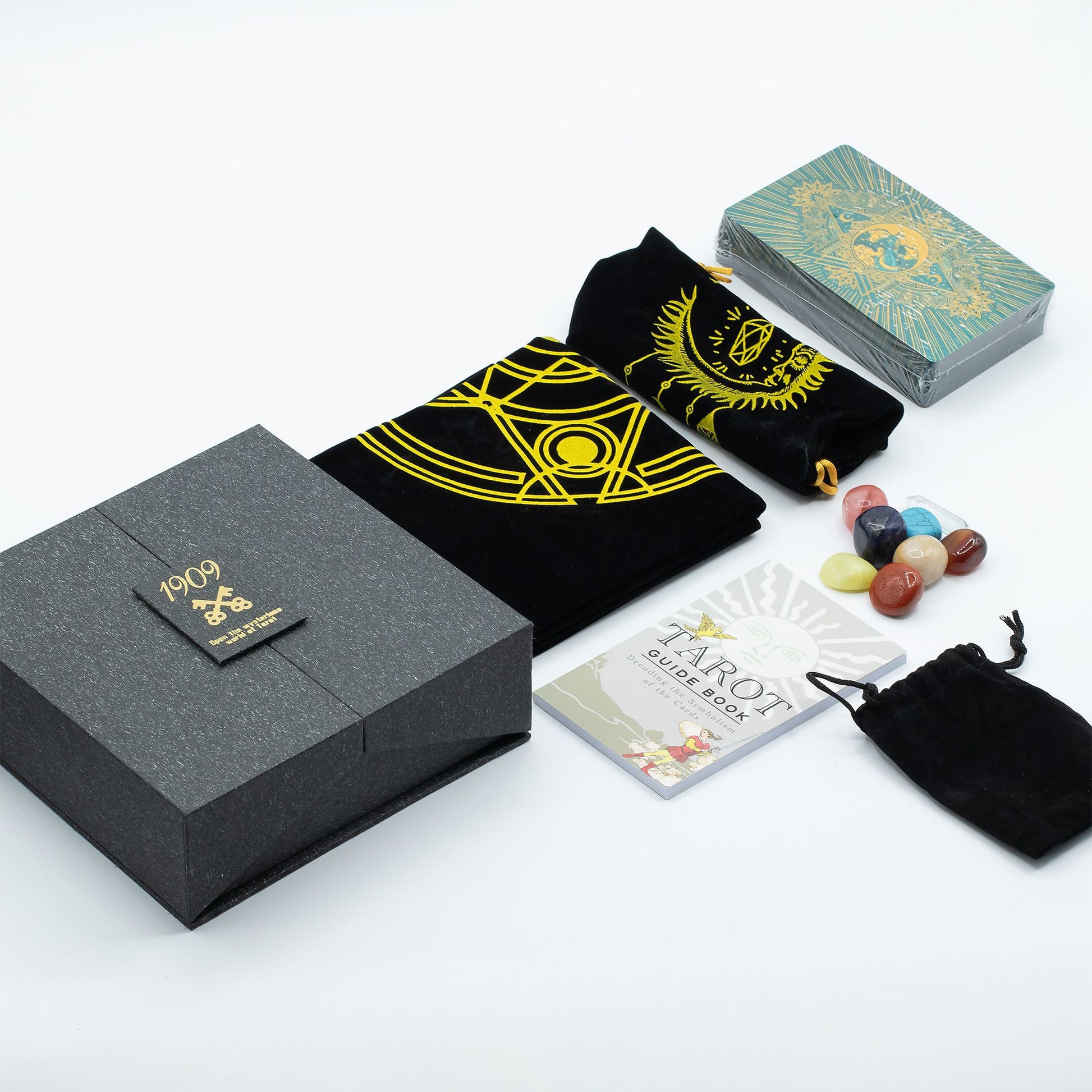 Gold & Turqoice Foil Tarot Card -  Gift Set | Auro & Co