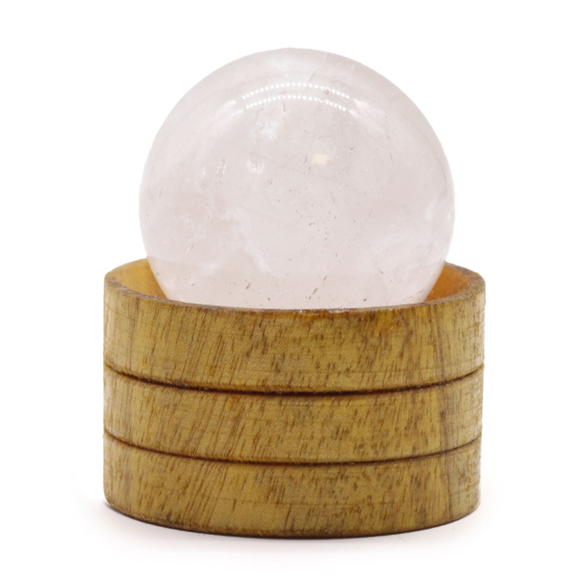 Gemstone Sphere 40mm - Clear Quartz with Stand | Auro & Co