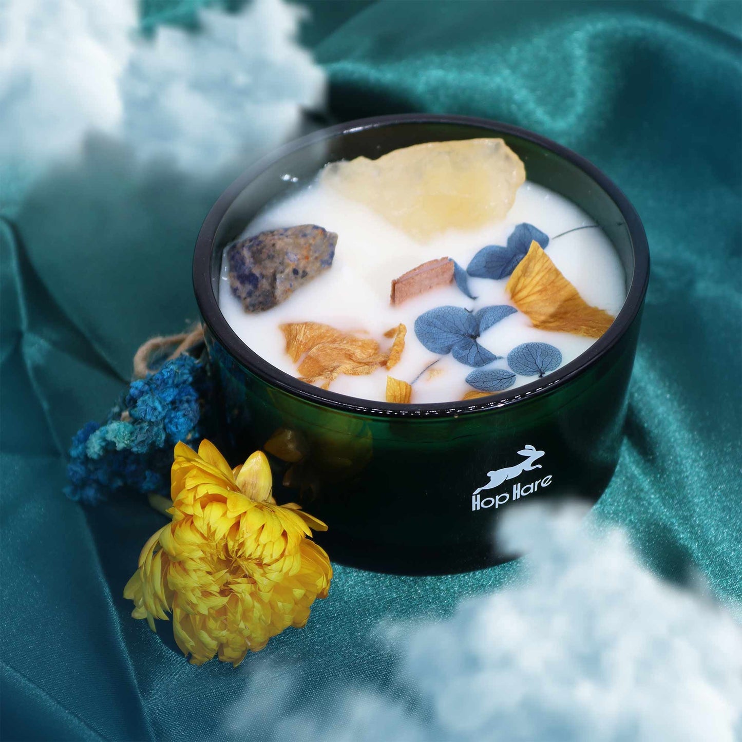 Hop Hare Crystal Magic Flower Candle - The Sun – product image 6