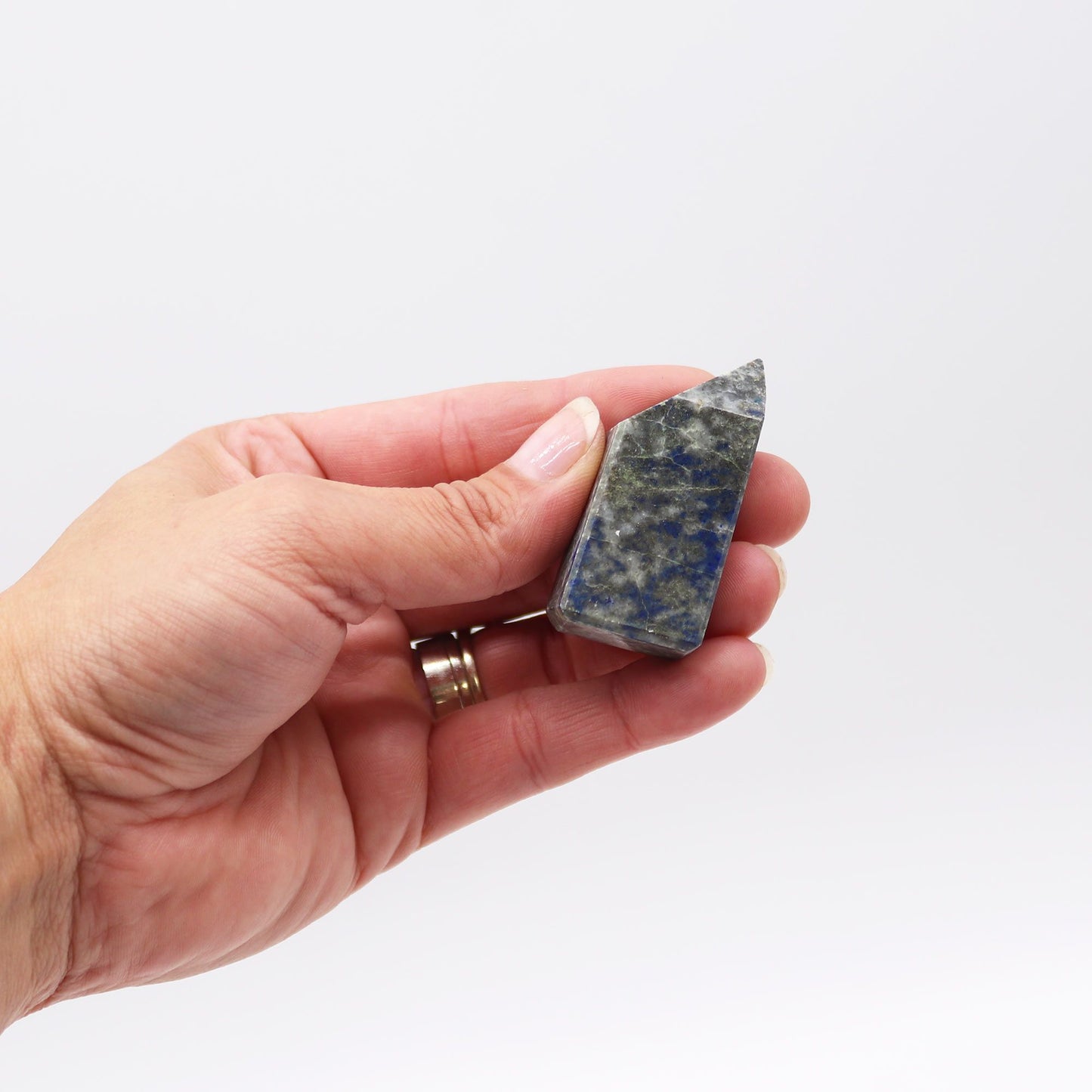 Gemstone Points approx 6cm (0.5KG) - Afghan Lapis (approx 8 pieces) – detail view
