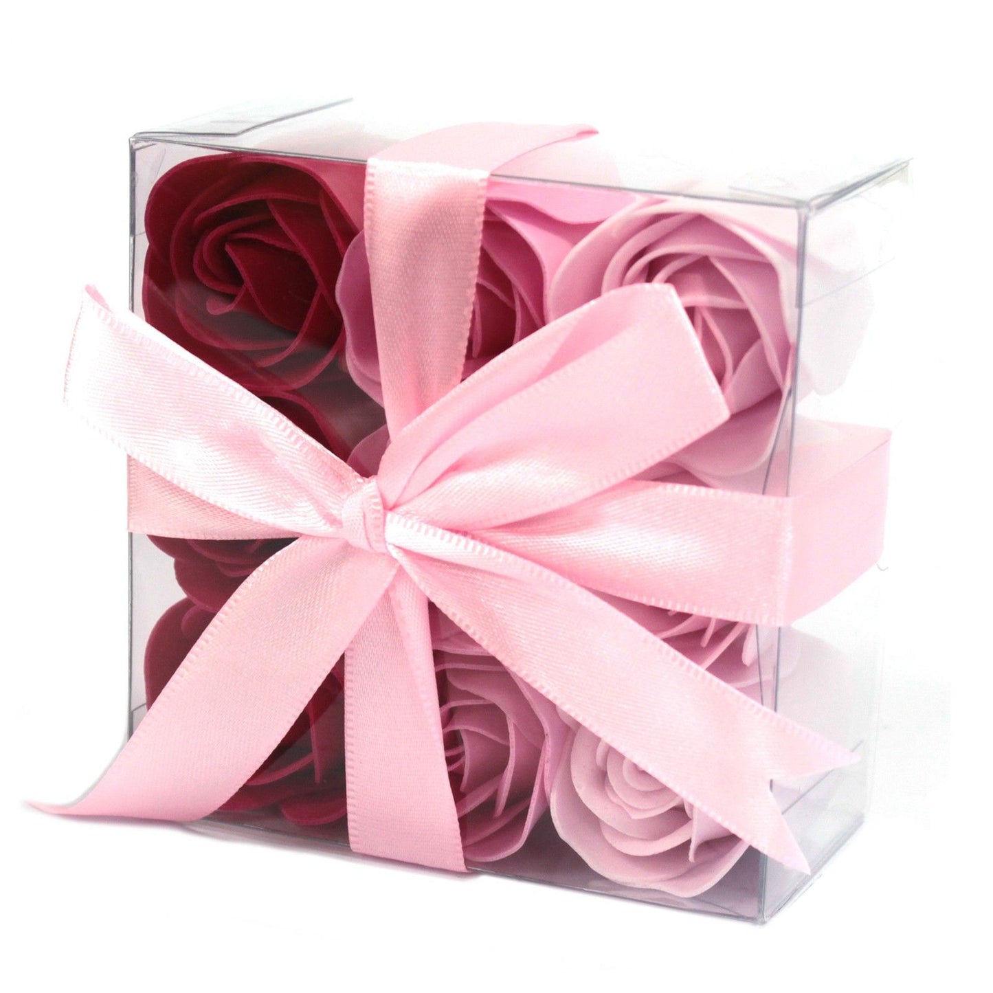 Set of 9 Soap Flowers - Pink  Roses | Auro & Co