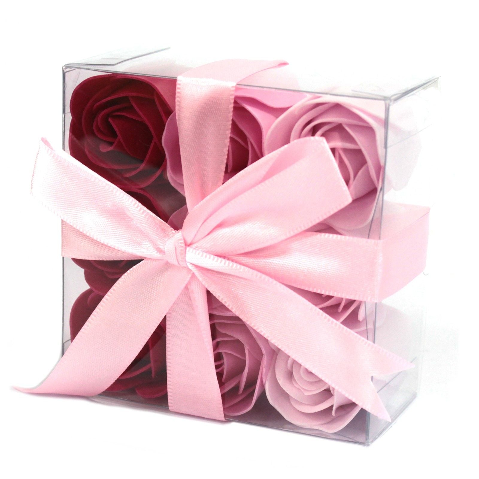 Set of 9 Soap Flowers - Pink  Roses | Auro & Co