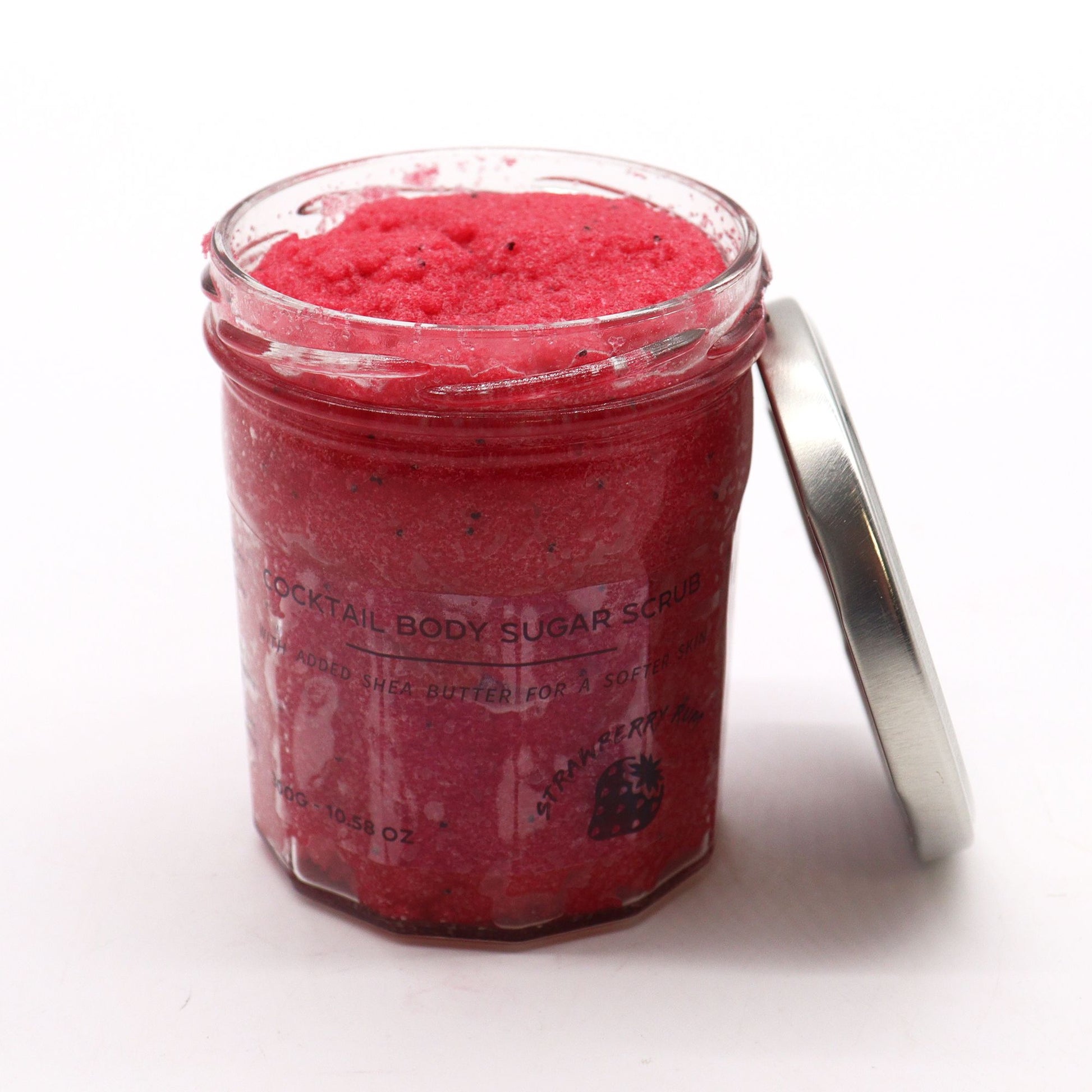 Fragranced Sugar Body Scrub - Strawberry Rum 300g – detail view
