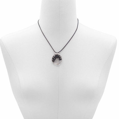 Tree of Life Pendant - Black Agate | Auro & Co