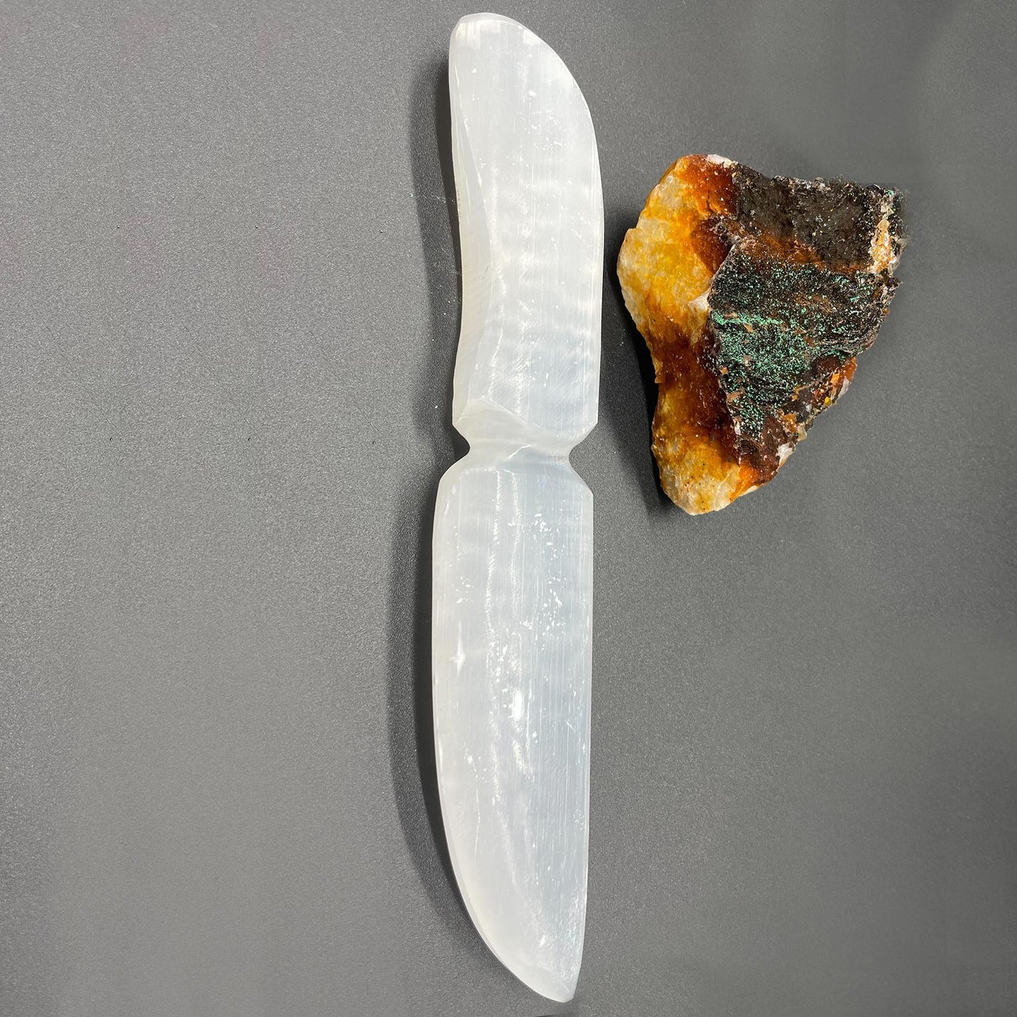 Selenite Ritual Knife - Classic – detail view