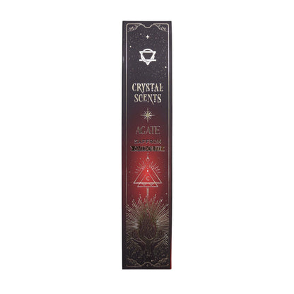 Saffron Red Agate Crystal Scents Smudge Incense