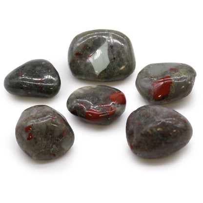 Large African Tumble Stones - Bloodstone - Sephtonite | Auro & Co