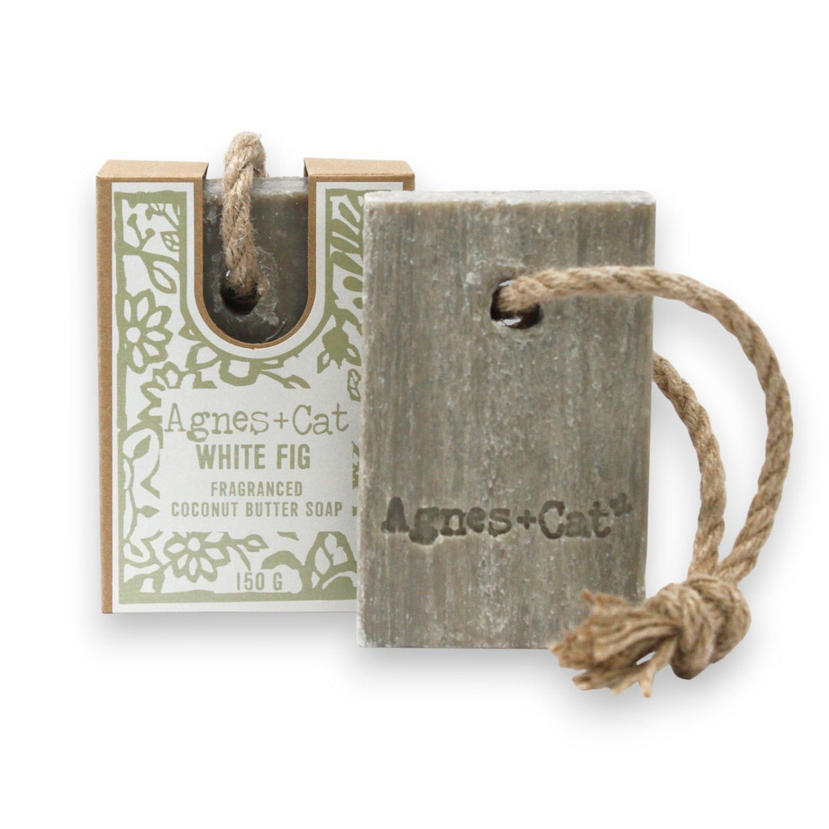 White Fig Soap on a Rope - Agnes + Cat