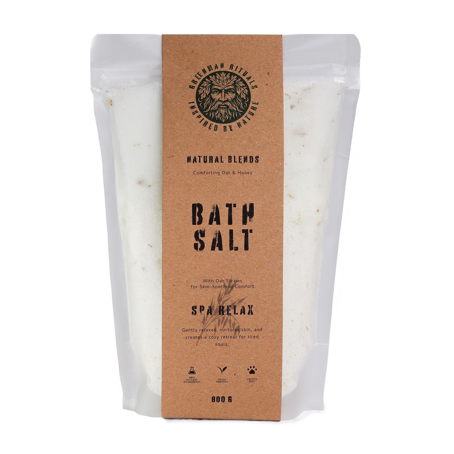 Greenman Rituals Oat & Honey Epsom Bath Salt – Spa Relax Blend | Auro & Co