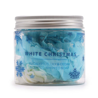 White Christmas Whipped Soap 120g | Auro & Co