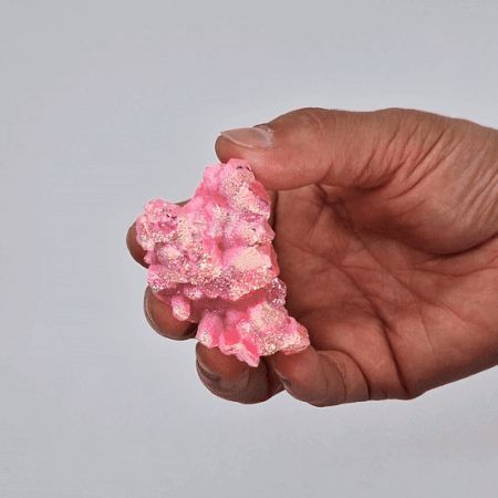 Med Enhanced Quartz - Aura Rose Halo Quartz – lifestyle shot