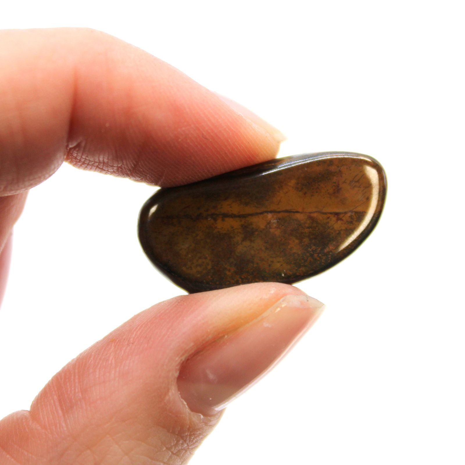 Small African Tumble Stones - Tigers Eye - Blue – detail view