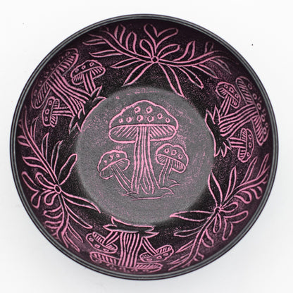Aluminum Singing Bowl - Magic Mushroom - Pink (20cm) | Auro & Co