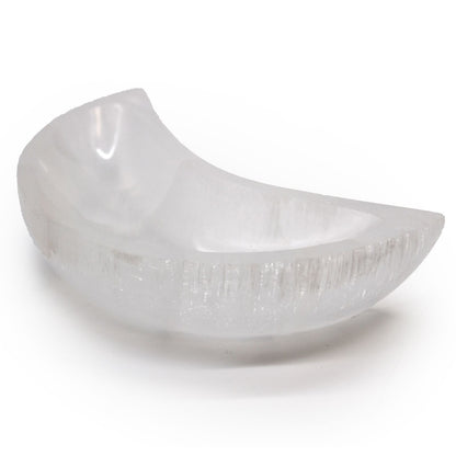 Selenite Moon Bowl - 15cm | Auro & Co