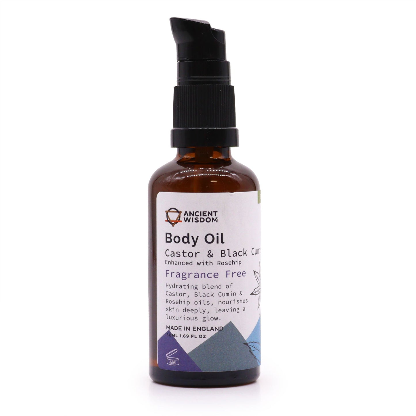 Organic Body Oil 50ml - Rosehip (Unfragranced) | Auro & Co