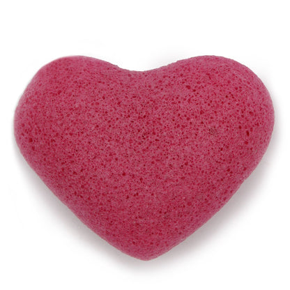 Konjac Heart Sponge - Rose | Auro & Co