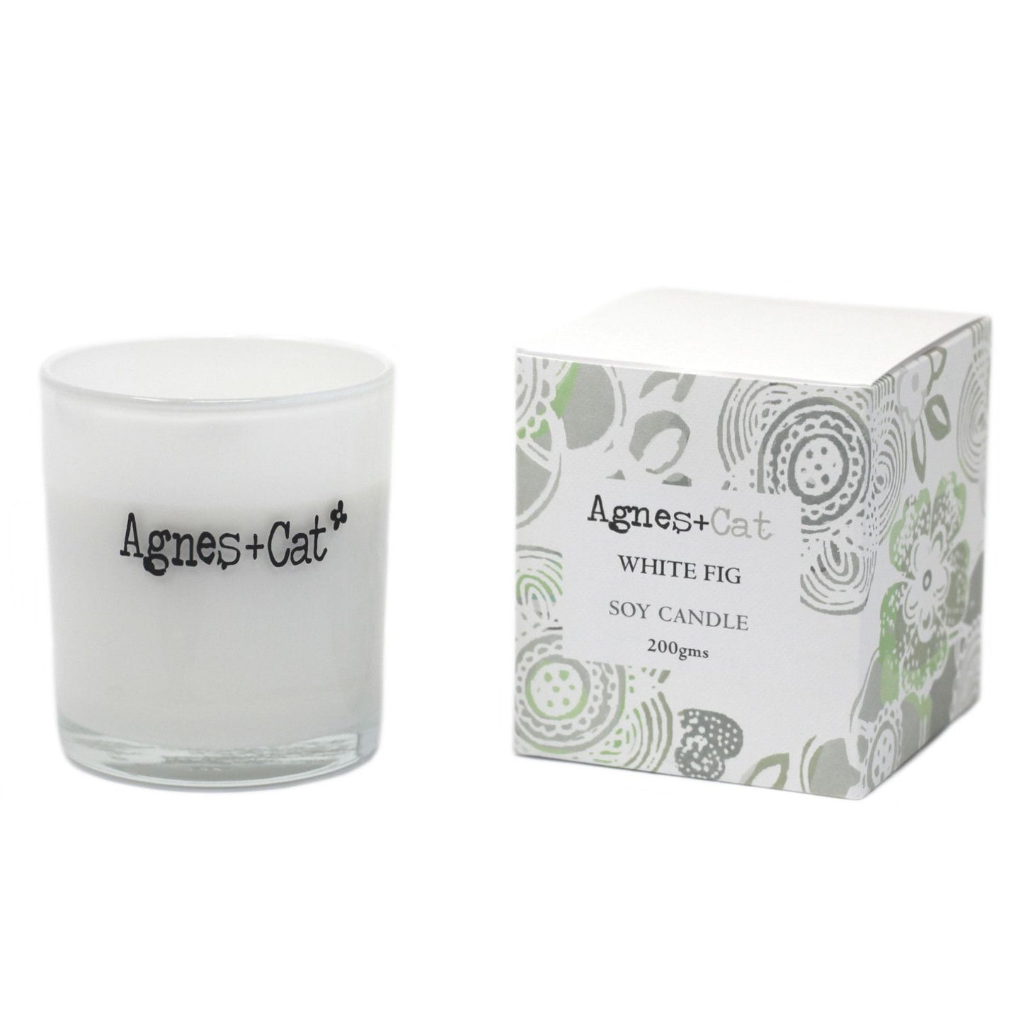 Agnes + Cat Votive Candle - White Fig – product image 8