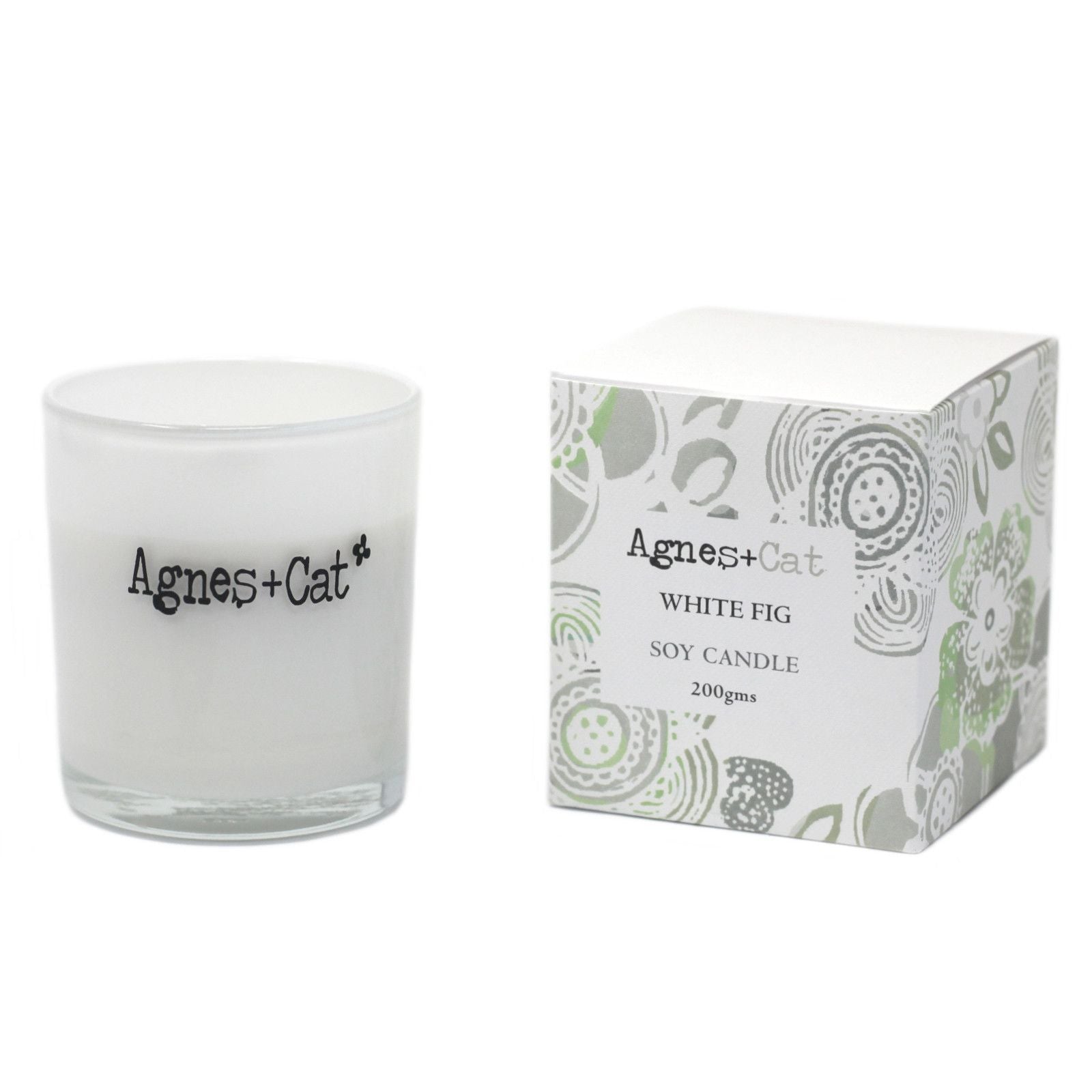 Agnes + Cat Votive Candle - White Fig – product image 8