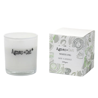 Agnes + Cat Votive Candle - White Fig – product image 8