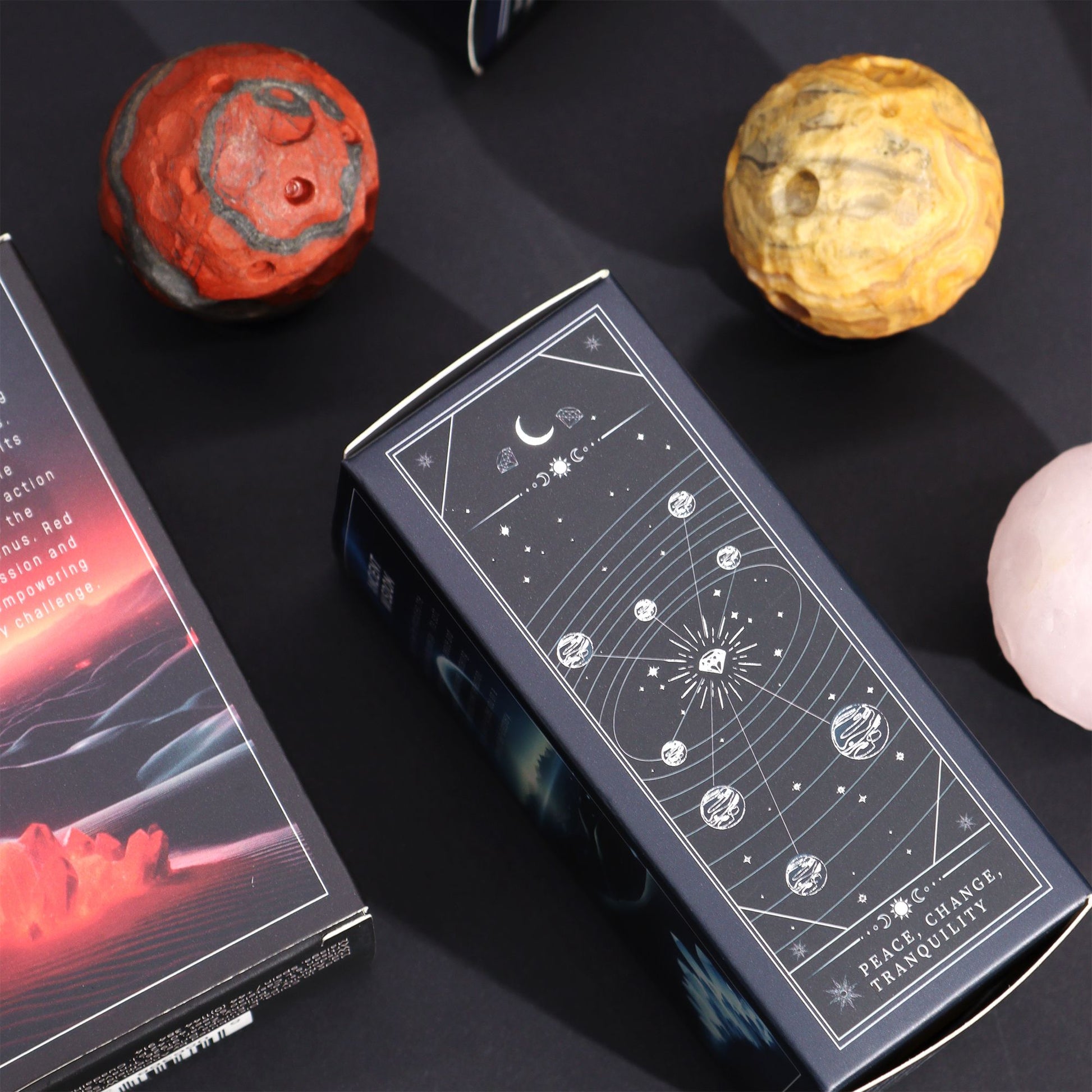 Rose Quartz Planet on a Sola Goldstone Stand (VENUS) – packaging