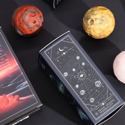Yellow Jade Planet on a Sola Goldstone Stand (SATURN) – product image 8