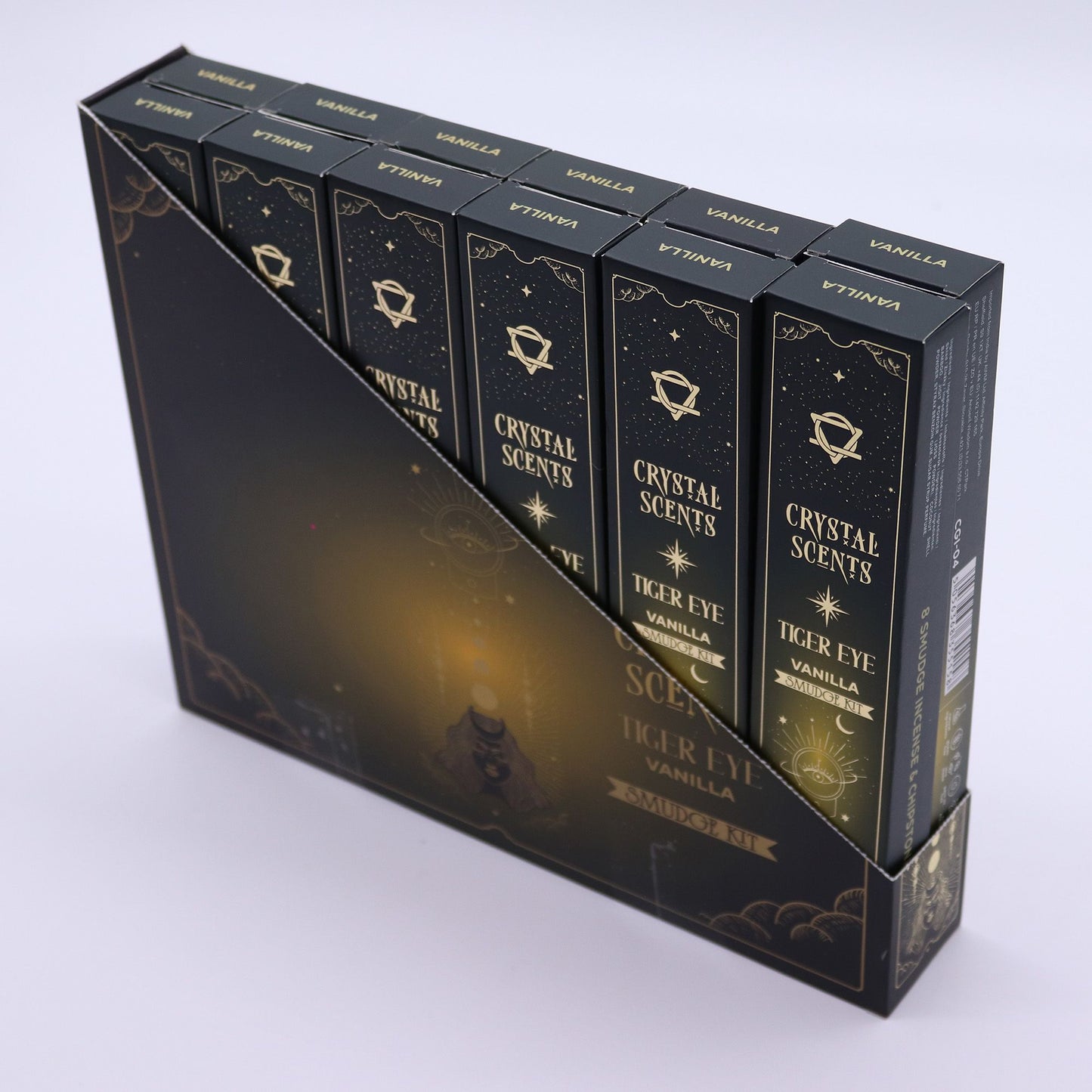Tiger Eye Crystal Scents Smudge Incense - Vanilla – detail view