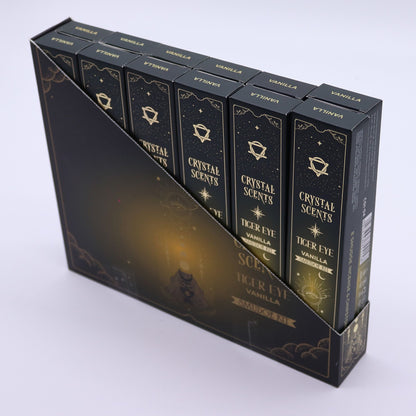 Tiger Eye Crystal Scents Smudge Incense - Vanilla – detail view