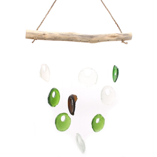 Driftwood Glass Wind Chime – Assorted