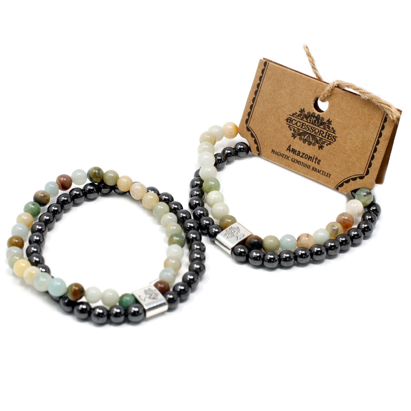 Magnetic Gemstone Bracelet - Amazonite – product image 5