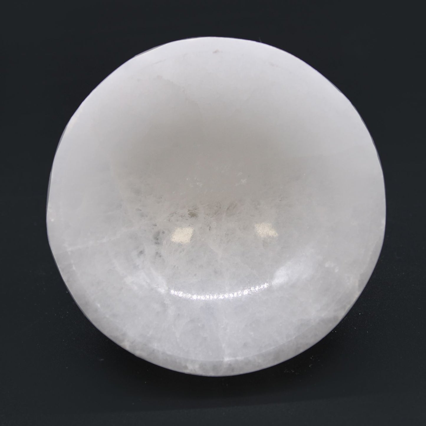 Selenite Round Bowl - 10cm – lifestyle shot
