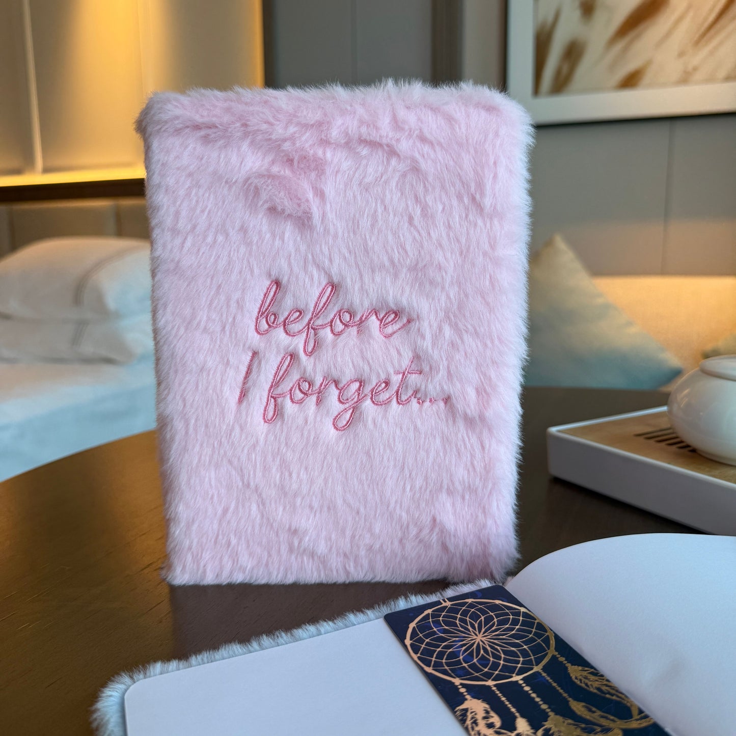 Soft Book Dream Journal - 80 pages - Before I Forget – detail view