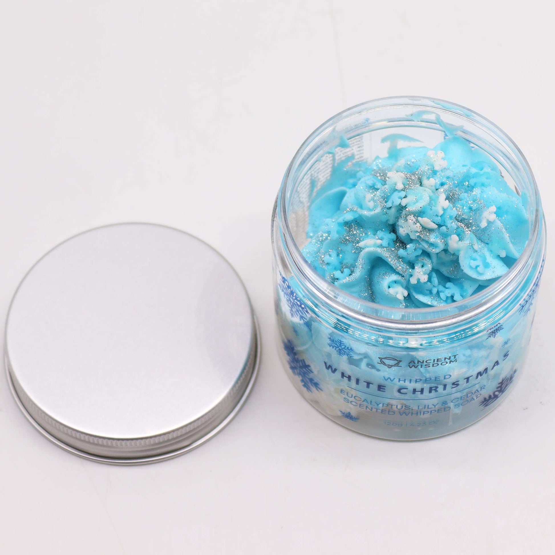 White Christmas Whipped Soap 120g – detail view