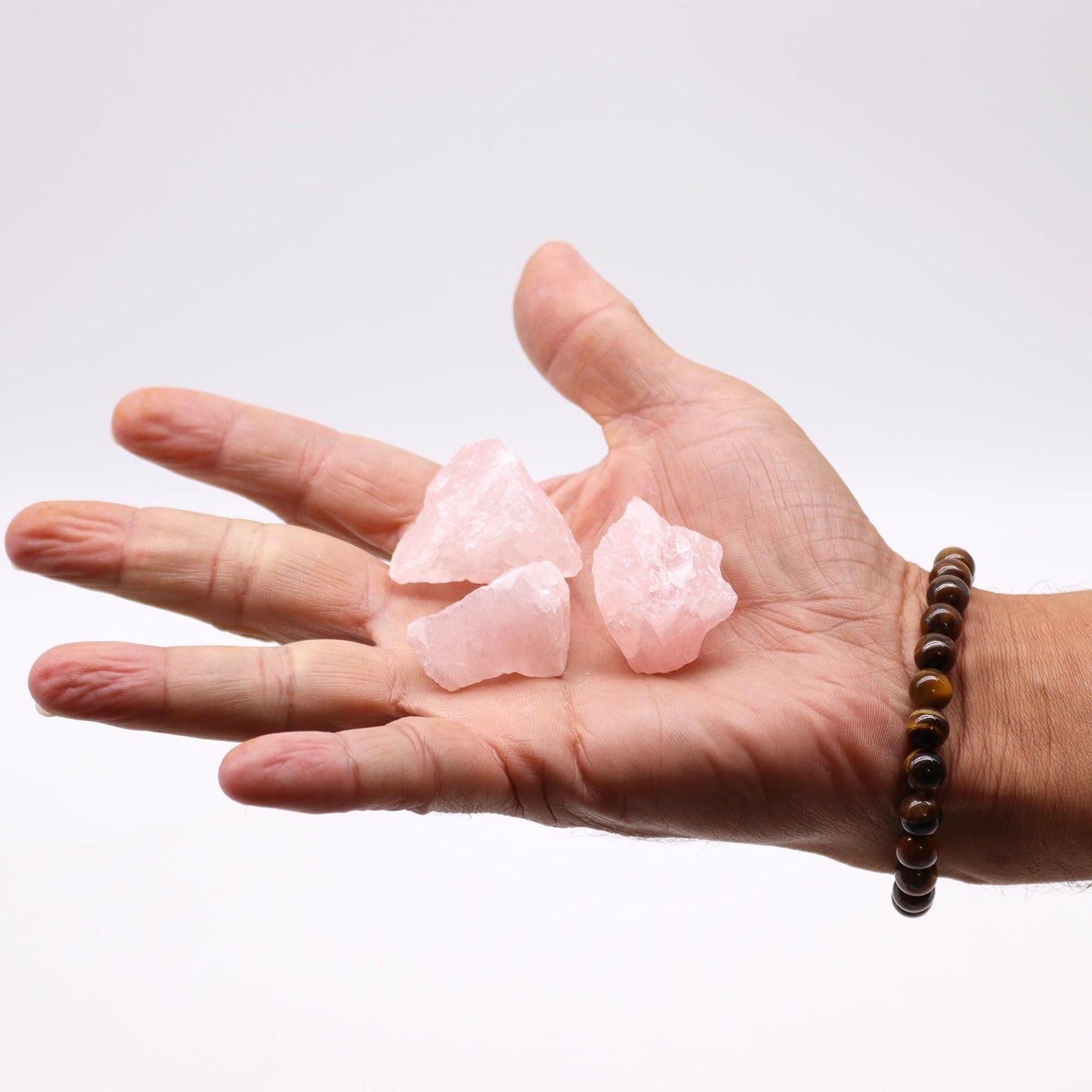 Raw Crystals (500gm) - Rose Quartz – lifestyle shot