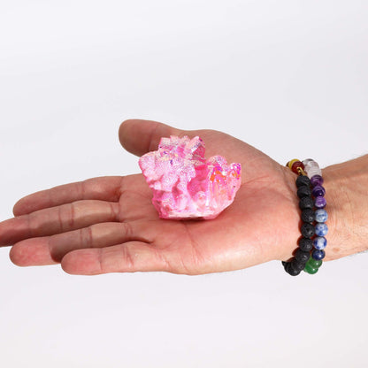 Med Enhanced Quartz - Aura Rose Halo Quartz – packaging