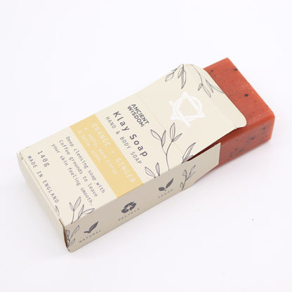 Orange & Ginger Klay Soap, Clay and Coffee Bar