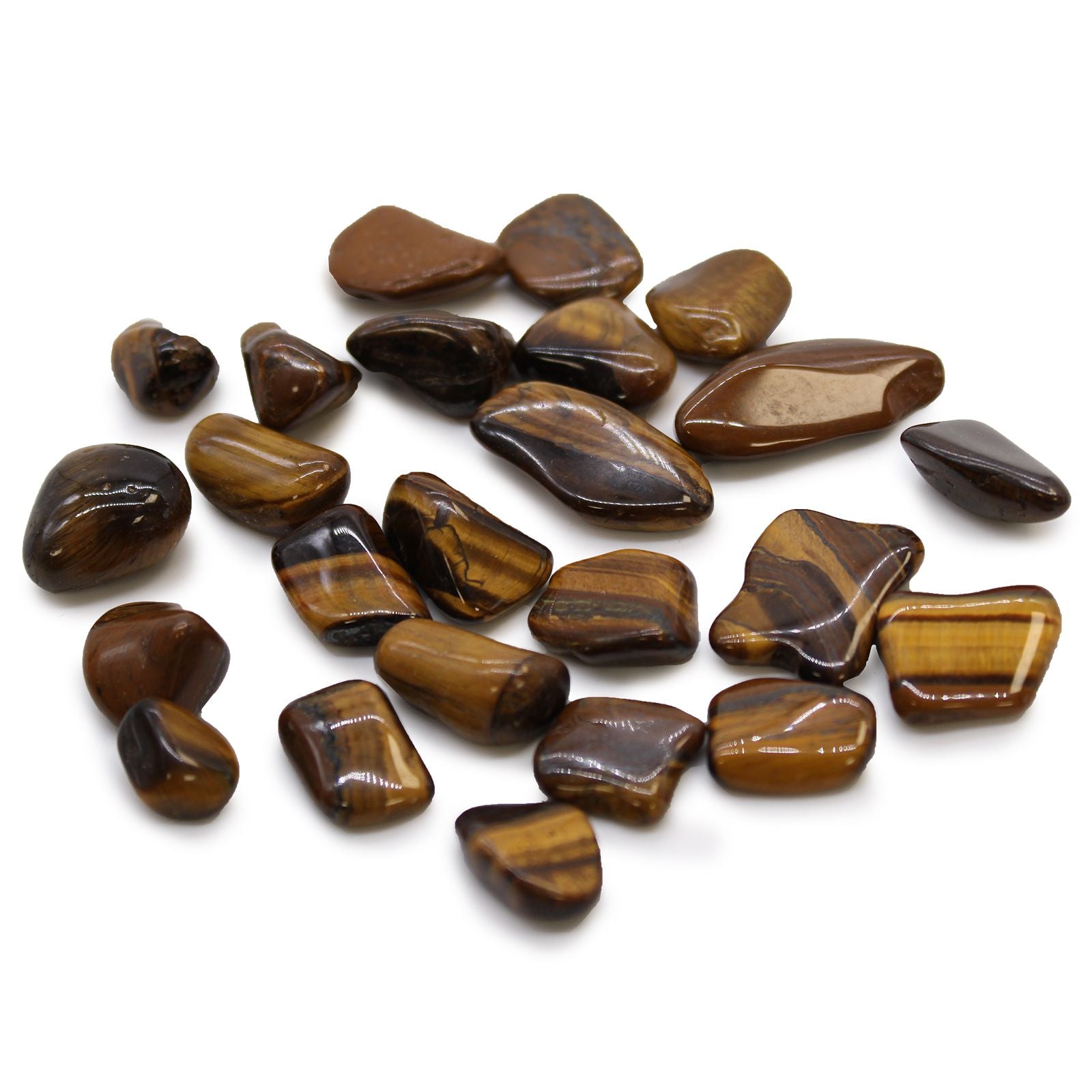 Small African Tumble Stones - Tigers Eye - Golden | Auro & Co