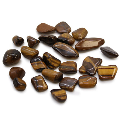 Small African Tumble Stones - Tigers Eye - Golden | Auro & Co