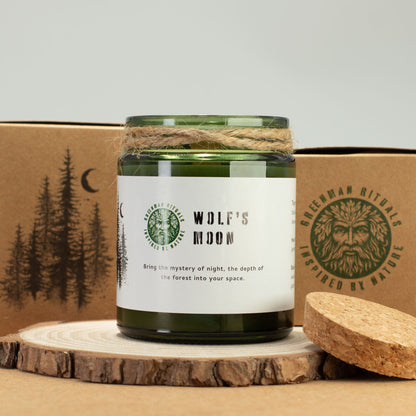 Greenman Woodwick Soy Candle - Wolf's Moon – product image 5