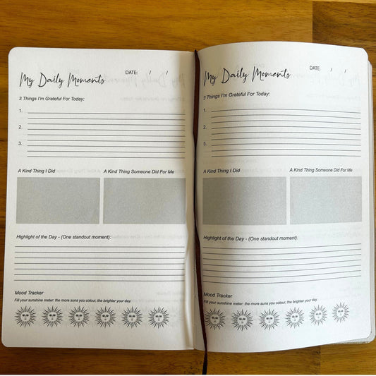 Blue Gratitude Journal – I Am Thankful For