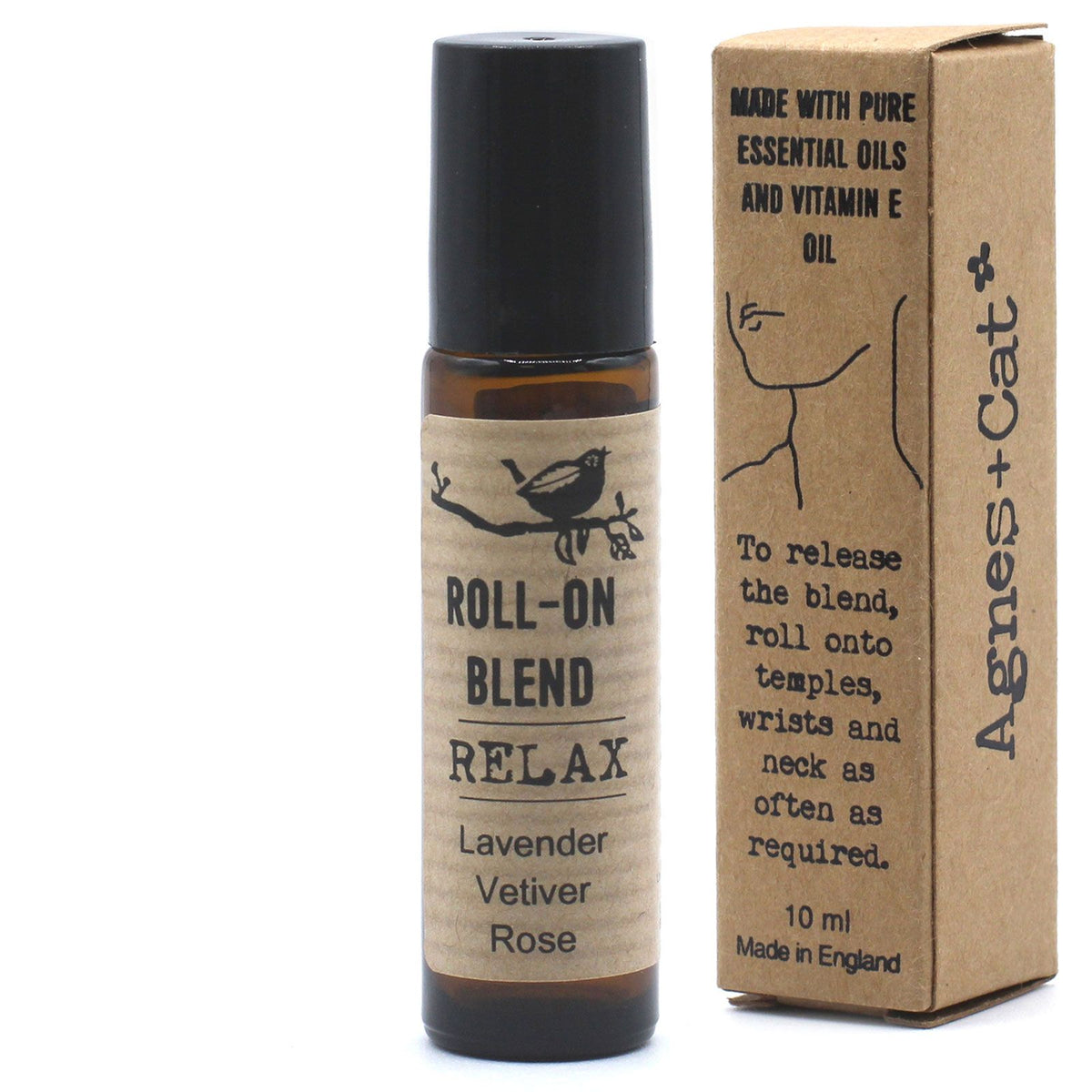 Agnes + Cat Roll On Essential Oil Blend - RELAX